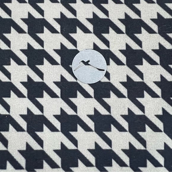 NWOT Gottex High Rise Houndstooth Black & Tan Pocket Crop Leggings - Picture 6 of 8